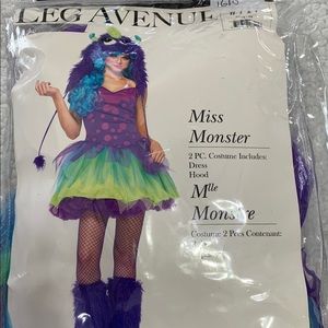Leg avenue miss monster adult costume